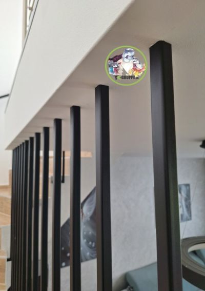 detail kotvenia vertikálneho zábradlia