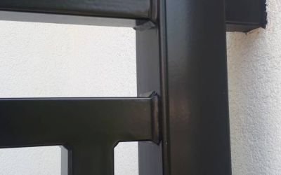 Kovové zábradlie Višňové - detail