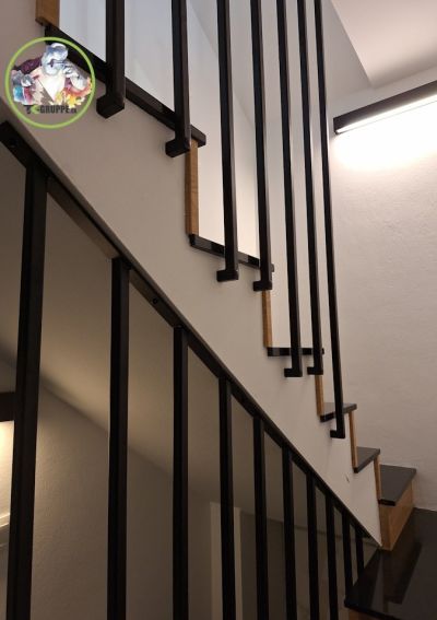 detail vertikálneho zábradlia, Prievidza