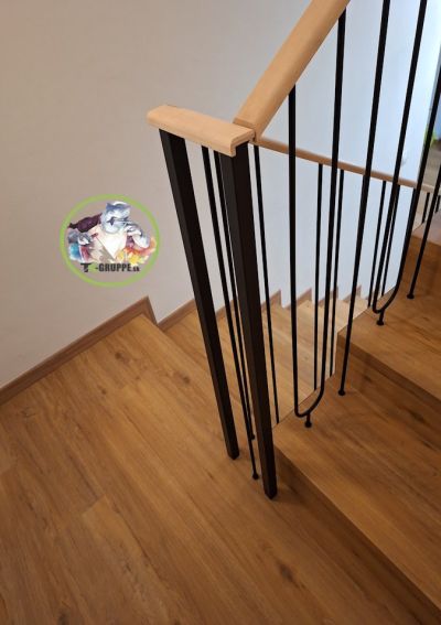 zábradlie z kovových ohýbaných tyčí, Malacky
